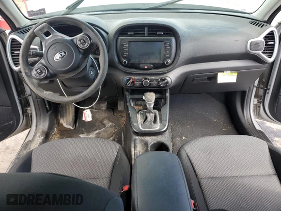 2020 Kia Soul LX with VIN KNDJ23AU2L7101795, listed as a Copart auction lot 46252875 with 0 mi miles and Salvage Title. Bid and sale history available at carsss.com. Image 8.