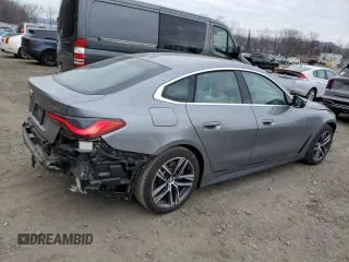 2024 BMW 4 Series 430i xDrive with VIN WBA73AV02RFR67561, listed as a Copart auction lot 88428205 with 17,711 mi miles and Salvage Title. Bid and sale history available at carsss.com. Image 3.