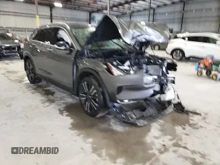 2021 Infiniti QX50 Luxe with VIN 3PCAJ5BA6MF123328, listed as a Copart auction lot 88411535 with 34,162 mi miles and Salvage title. Bid and sale history available at DreamBid. Image 14.