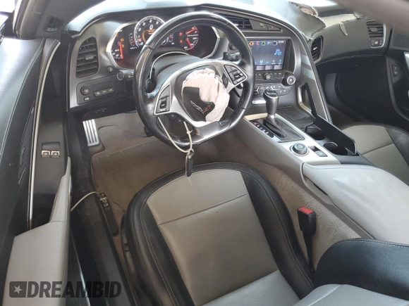 2017 Chevrolet Corvette Grand Sport 2LT with VIN 1G1YY2D71H5106768, listed as a Copart auction lot 51330795 with 40,897 mi miles and Salvage title. Bid and sale history available at DreamBid. Image 8.