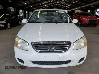 2008 Kia Spectra EX with VIN KNAFE121185494050, listed as a Copart auction lot 68599644 with 165,610 mi miles and Clean Title. Bid and sale history available at carsss.com. Image 5.