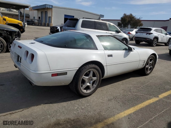1994 Chevrolet Corvette with VIN 1G1YY22P0R5107401, listed as a Copart auction lot 45577645 with 66,662 mi miles and Salvage Title. Bid and sale history available at carsss.com. Image 3.