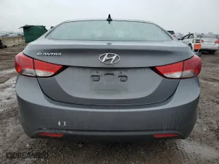 2012 Hyundai Elantra GLS with VIN 5NPDH4AE8CH104643, listed as a Copart auction lot 47865775 with 58,247 mi miles and Salvage Title. Bid and sale history available at carsss.com. Image 6.