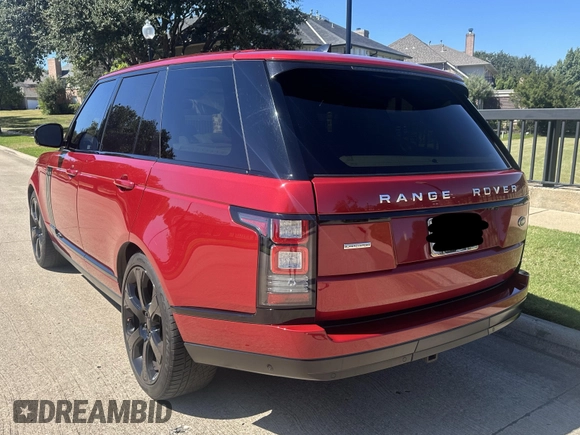 2017 Land Rover Range Rover with VIN SALGS2FE2HA320734, listed as a IAAI auction lot 42628479 with 49,727 mi miles and . Bid and sale history available at DreamBid. Image 3.
