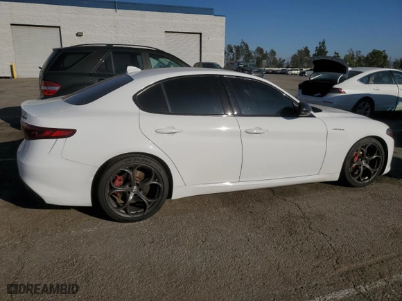 2020 Alfa Romeo Giulia Ti Sport with VIN ZARFAMBN5L7631531, listed as a Copart auction lot 46719505 with 66,779 mi miles and Salvage Title. Bid and sale history available at carsss.com. Image 3.