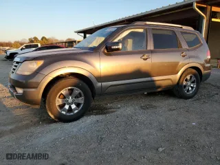 2009 Kia Borrego LX with VIN KNDJJ741095028068, listed as a Copart auction lot 46903695 with NaN miles and Salvage Title. Bid and sale history available at carsss.com. Image 1.