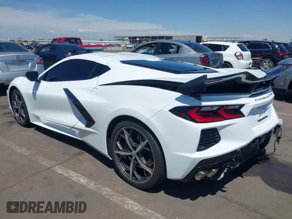 2020 Chevrolet Corvette 2LT with VIN 1G1Y72D43L5111441, listed as a IAAI auction lot 42185374 with 13,143 mi miles and . Bid and sale history available at DreamBid. Image 3.