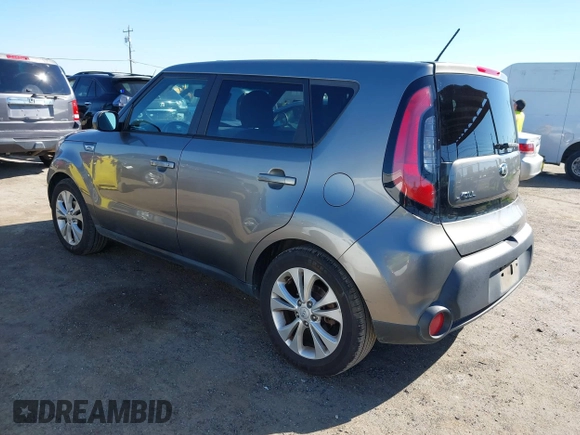 2015 Kia Soul + with VIN KNDJP3A59F7171924, listed as a IAAI auction lot 41871820 with 84,178 mi miles. Bid and sale history available at carsss.com. Image 3.