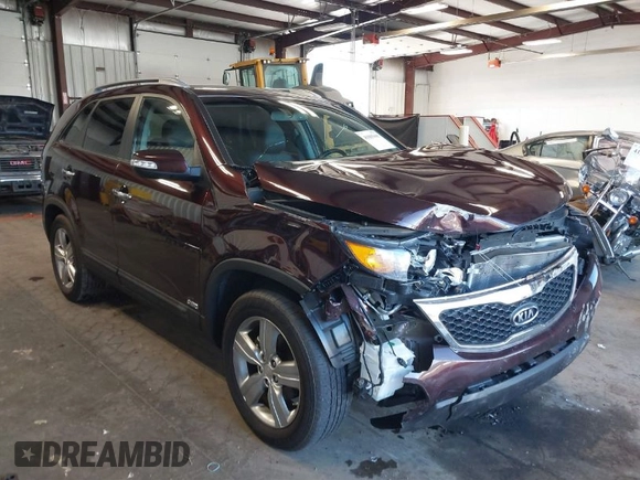 2013 Kia Sorento EX with VIN 5XYKUCA67DG365681, listed as a IAAI auction lot 41885665 with 10,318 mi miles. Bid and sale history available at carsss.com. Image 1.