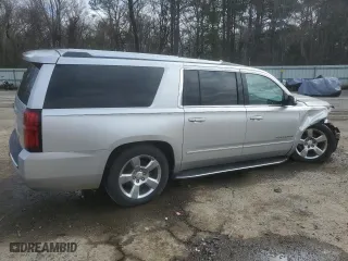 2017 Chevrolet Suburban Premier with VIN 1GNSCJKC2HR120815, listed as a Copart auction lot 43729155 with 96,553 mi miles and Salvage Title. Bid and sale history available at carsss.com. Image 3.