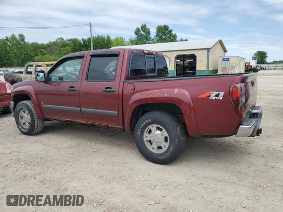 2008 Chevrolet Colorado 2LT z VIN 1GCDT13E588155291, wystawiony jako Copart lot #58666865 z przebiegiem 173 567 mil mil oraz Czysty tytuł • Clean title. Historia ofert i sprzedaży dostępna na DreamBid. Obrazek 2.