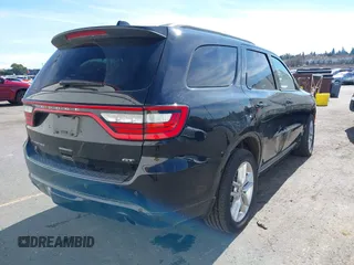 2024 Dodge Durango GT with VIN 1C4RDJDG0RC207475, listed as a IAAI auction lot 41880873 with 26,891 mi miles and . Bid and sale history available at DreamBid. Image 4.