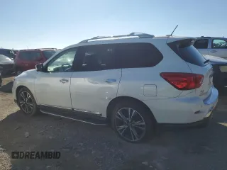 2017 Nissan Pathfinder S with VIN 5N1DR2MN3HC639262, listed as a Copart auction lot 46462875 with 88,585 mi miles and Salvage Title. Bid and sale history available at DreamBid. Image 2.
