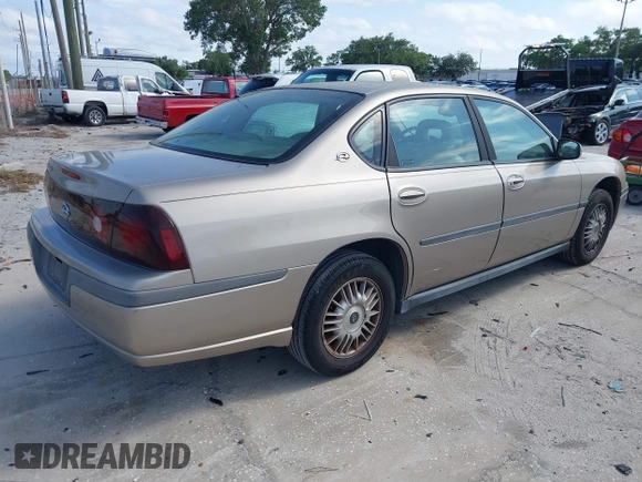 2002 Chevrolet Impala z VIN 2G1WF55K929224966, wystawiony jako IAAI lot #41989267 z przebiegiem 121 010 mil mil oraz . Historia ofert i sprzedaży dostępna na DreamBid. Obrazek 4.