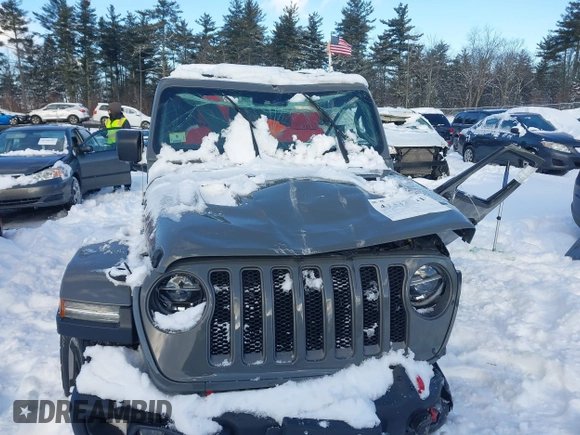 2020 Jeep Wrangler Unlimited Rubicon z VIN 1C4HJXFN5LW176104, wystawiony jako IAAI lot #41332511 z przebiegiem 70 428 mil mil oraz . Historia ofert i sprzedaży dostępna na DreamBid. Obrazek 13.