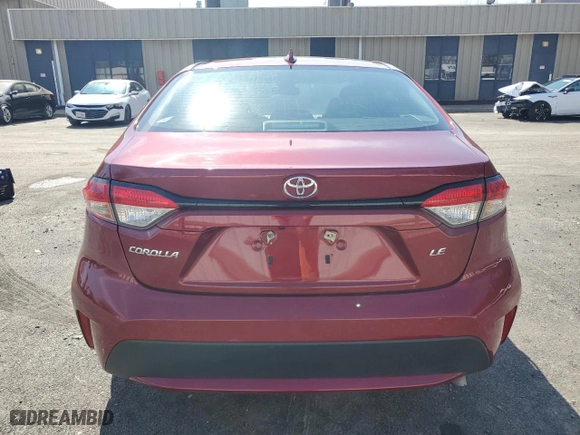 2022 Toyota Corolla LE with VIN 5YFEPMAE3NP273529, listed as a Copart auction lot 48795255 with 105,372 mi miles and Clean Title. Bid and sale history available at carsss.com. Image 6.