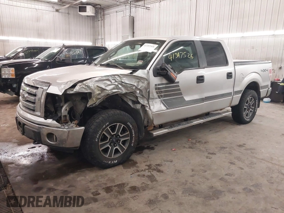 2012 Ford F-150 XL with VIN 1FTFW1EF3CFB28102, listed as a IAAI auction lot 41397526 with 172,630 mi miles. Bid and sale history available at carsss.com. Image 2.