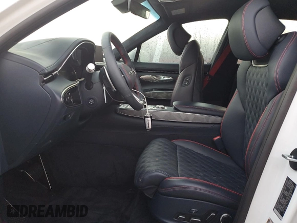 2025 Genesis GV70 Sport z VIN 5NMMCDTC8SH021087, wystawiony jako Copart lot #74002194 z przebiegiem 1 930 mil mil oraz Nie do naprawy • Non repairable. Historia ofert i sprzedaży dostępna na DreamBid. Obrazek 7.