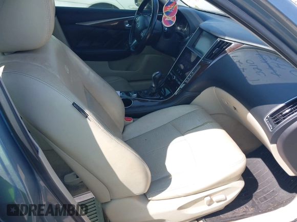 2014 Infiniti Q50 Premium with VIN JN1BV7AP3EM680901, listed as a IAAI auction lot 42143210 with 205,625 mi miles and . Bid and sale history available at carsss.com. Image 5.