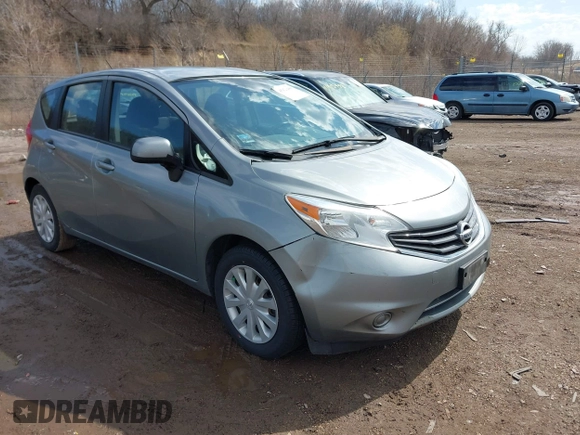 2014 Nissan Note S Plus with VIN 3N1CE2CP9EL351831, listed as a IAAI auction lot 41921488 with 119,360 mi miles and . Bid and sale history available at DreamBid. Image 1.