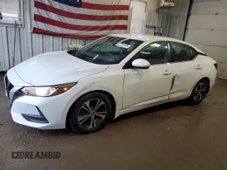 2020 Nissan Sentra SV with VIN 3N1AB8CV6LY300336, listed as a Copart auction lot 47751475 with 126,789 mi miles and Salvage Title. Bid and sale history available at carsss.com. Image 1.
