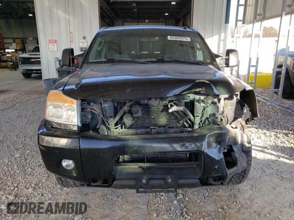 2010 Nissan Titan LE with VIN 1N6BA0EC4AN315443, listed as a Copart auction lot 85303574 with 221,248 mi miles and Salvage Title. Bid and sale history available at carsss.com. Image 5.