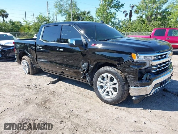 2024 Chevrolet Silverado 1500 LTZ with VIN 1GCUDGE81RZ298421, listed as a IAAI auction lot 41775039 with 6,900 mi miles and . Bid and sale history available at DreamBid. Image 1.