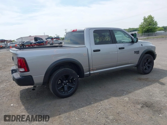 2024 Ram 1500 Classic Warlock with VIN 1C6RR7LG3RS156718, listed as a IAAI auction lot 42115165 with 9,991 mi miles. Bid and sale history available at carsss.com. Image 4.