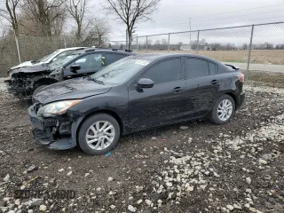 2012 Mazda 3 i Grand Touring with VIN JM1BL1W73C1570860, listed as a Copart auction lot 50317845 with 120,908 mi miles and Salvage Title. Bid and sale history available at DreamBid. Image 1.