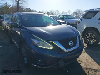 2015 Nissan Murano S with VIN 5N1AZ2MH6FN286594, listed as a IAAI auction lot 41490552 with 143,958 mi miles. Bid and sale history available at carsss.com. Image 1.