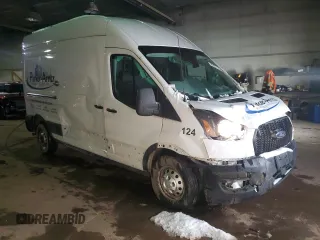 2022 Ford Transit Cargo with VIN 1FTBR2X80NKA68123, listed as a Copart auction lot 45157175 with 72,668 mi miles and Non Repairable. Bid and sale history available at DreamBid. Image 4.