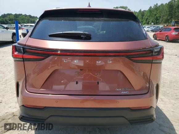 2025 Lexus NX 350h Premium with VIN 2T2GKCEZ3SC040711, listed as a Copart auction lot 56729615 with 5,997 mi miles and Salvage title. Bid and sale history available at DreamBid. Image 6.