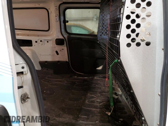 2017 Ram ProMaster City Cargo Tradesman with VIN ZFBERFAB8H6D61781, listed as a Copart auction lot 56009525 with 159,632 mi miles and Salvage title. Bid and sale history available at DreamBid. Image 10.