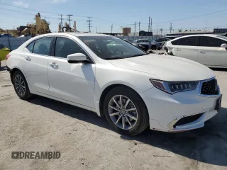 2018 Acura TLX w/Technology Pkg with VIN 19UUB1F5XJA000346, listed as a Copart auction lot 49970485 with 27,433 mi miles and Salvage Title. Bid and sale history available at carsss.com. Image 4.