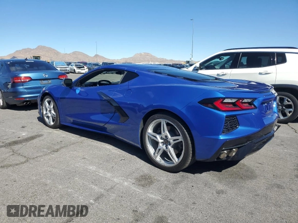 2022 Chevrolet Corvette 1LT with VIN 1G1YA2D46N5104049, listed as a Copart auction lot 45993245 with 33,785 mi miles and Salvage Title. Bid and sale history available at carsss.com. Image 2.