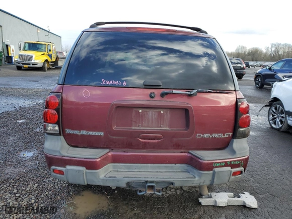 2004 Chevrolet TrailBlazer LT with VIN 1GNDT13S042383001, listed as a Copart auction lot 45517995 with 124,418 mi miles and Salvage Title. Bid and sale history available at carsss.com. Image 6.