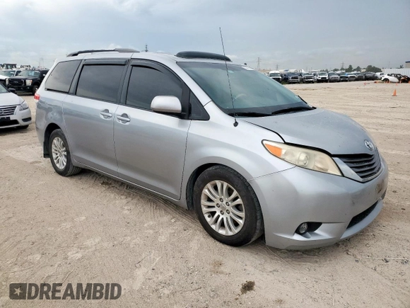 2013 Toyota Sienna XLE AAS with VIN 5TDYK3DC6DS291562, listed as a Copart auction lot 62411965 with 150,505 mi miles and Salvage title. Bid and sale history available at DreamBid. Image 4.