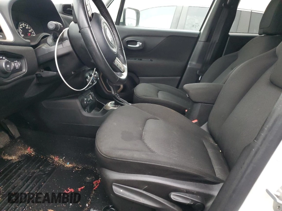 2015 Jeep Renegade Latitude with VIN ZACCJBBT2FPC17663, listed as a Copart auction lot 50494695 with 143,303 mi miles and Salvage Title. Bid and sale history available at carsss.com. Image 7.