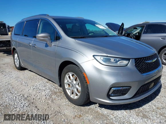 2021 Chrysler Pacifica Touring L with VIN 2C4RC1BG3MR560234, listed as a IAAI auction lot 40926673 with 27,830 mi miles and . Bid and sale history available at DreamBid. Image 1.