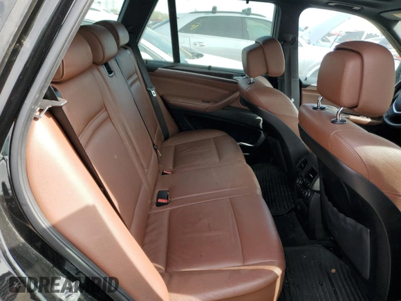 2012 BMW X5 50i with VIN 5UXZV8C59CL424356, listed as a Copart auction lot 54763725 with 107,712 mi miles and Salvage title. Bid and sale history available at DreamBid. Image 11.