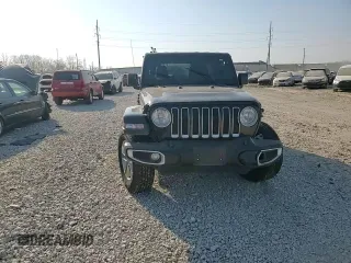 2021 Jeep Wrangler Unlimited Sahara with VIN 1C4HJXEN8MW668130, listed as a Copart auction lot 49049685 with Not provided miles and Salvage title. Bid and sale history available at DreamBid. Image 12.