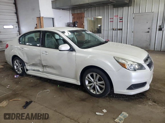 2013 Subaru Legacy Premium with VIN 4S3BMBB6XD3048524, listed as a Copart auction lot 54899905 with 177,758 mi miles and Non Repairable. Bid and sale history available at carsss.com. Image 4.