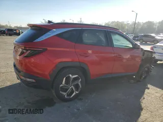 2022 Hyundai Tucson Limited with VIN 5NMJECAE9NH051862, listed as a Copart auction lot 76161144 with 124,690 mi miles and Salvage Title. Bid and sale history available at carsss.com. Image 3.