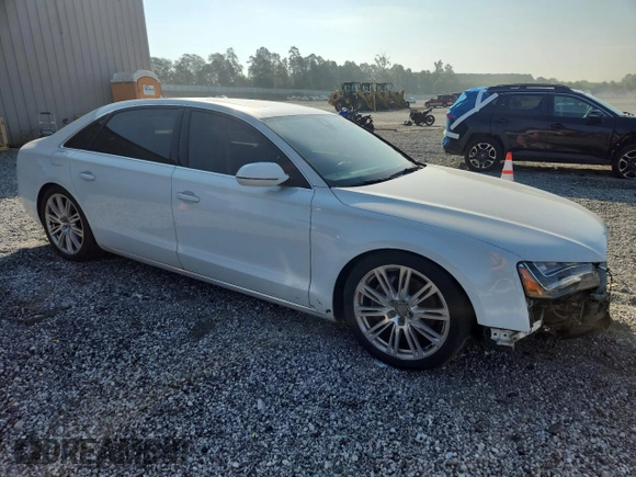 2014 Audi A8 3.0T with VIN WAURGAFD1EN002429, listed as a Copart auction lot 63762475 with 140,884 mi miles and Clean title. Bid and sale history available at DreamBid. Image 4.