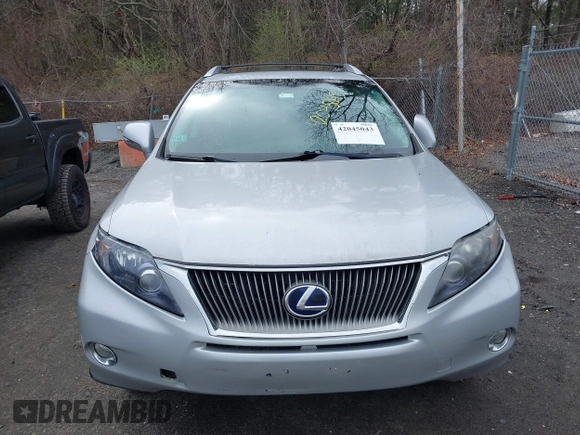 2010 Lexus RX 450h with VIN JTJBC1BAXA2007228, listed as a IAAI auction lot 42045043 with 190,964 mi miles and . Bid and sale history available at DreamBid. Image 13.