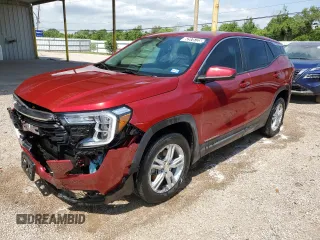 2024 GMC Terrain SLE z VIN 3GKALMEG8RL156820, wystawiony jako Copart lot #52976725 z przebiegiem 42 870 mil mil oraz Tytuł czysty. Historia ofert i sprzedaży dostępna na DreamBid. Obrazek 1.