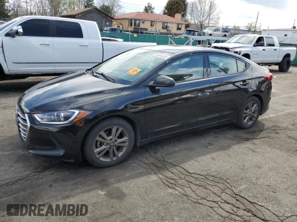 2018 Hyundai Elantra SEL with VIN 5NPD84LF6JH397266, listed as a Copart auction lot 54344385 with 51,536 mi miles and Non Repairable. Bid and sale history available at DreamBid. Image 1.