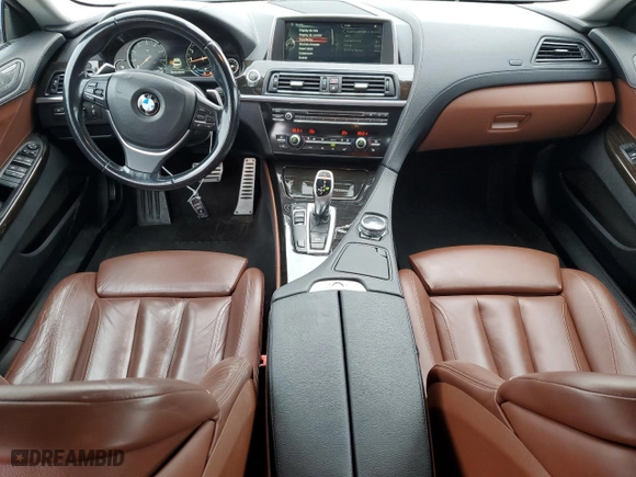 2015 BMW 6 Series 650i with VIN WBA6B2C57FGB99135, listed as a Copart auction lot 72610904 with 99,137 mi miles and Salvage Title. Bid and sale history available at carsss.com. Image 8.