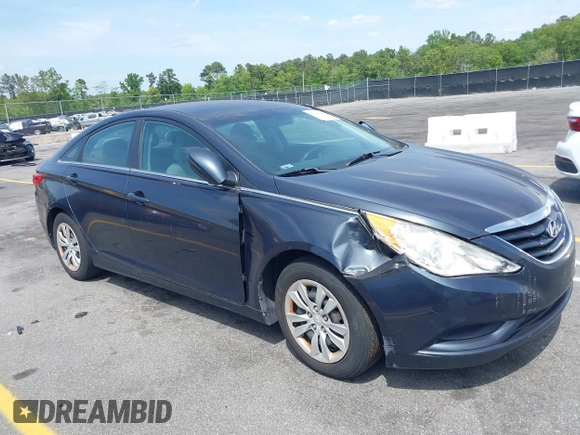 2011 Hyundai Sonata GLS with VIN 5NPEB4AC8BH263441, listed as a IAAI auction lot 42061208 with 163,111 mi miles and . Bid and sale history available at carsss.com. Image 1.