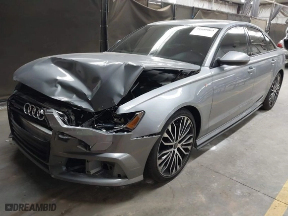 2017 Audi A6 Premium Plus with VIN WAUF2AFC9HN128728, listed as a IAAI auction lot 41699063 with 110,475 mi miles. Bid and sale history available at carsss.com. Image 2.